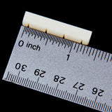 Maxbell Bone Saddle Nut Slotted for Ukulele Guitar