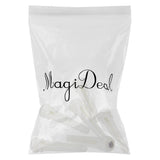 Maxbell 30x6pcs Cattle Bone Endpin with Bridge End Pin for Acoustic Guitar