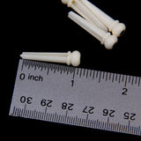 Maxbell 30x6pcs Cattle Bone Endpin with Bridge End Pin for Acoustic Guitar