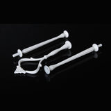 Maxbell 4x3 Tier Crown Cake Cupcake Plate Stand Handle Fitting - White
