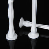 Maxbell 4x3 Tier Crown Cake Cupcake Plate Stand Handle Fitting - White