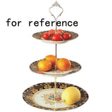 Maxbell 4x3 Tier Crown Cake Cupcake Plate Stand Handle Fitting - White