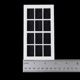 Maxbell 1:12 Scale Dolls House Miniature Wooden 12 pane Window Frame White