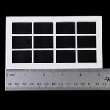 Maxbell 1:12 Scale Dolls House Miniature Wooden 12 pane Window Frame White