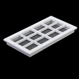 Maxbell 9x1:12 Scale Dolls House Miniature Wooden 12 pane Window Frame White