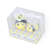 Maxbell 4xCeramic Bee Salt & Pepper Shakers Wedding Favors