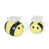 Maxbell 4xCeramic Bee Salt & Pepper Shakers Wedding Favors