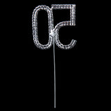 Maxbell Double Heart Cake Topper Crystal for Wedding Decor+50th Anniversary Birthday New