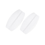 Maxbell 2pairs Women's Silicone Bra Straps Cushions Non-slip Shoulder Pads Nude + White