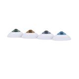 Maxbell 8pcs 12mm Iris Oval Hollow Plastic Doll Dollfie Eyes Eyeballs