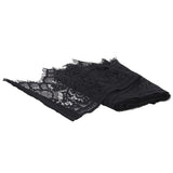 Maxbell 4x3 Yard 19cm Wide Black Eyelash Lace Trim DIY Sewing Applique