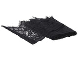 Maxbell 2x3YDS Eyelash Fringe Floral Lace Trim Wedding Doll Dress DIY Sewing Craft BLACK