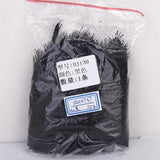 Maxbell 4x3 Yard 19cm Wide Black Eyelash Lace Trim DIY Sewing Applique