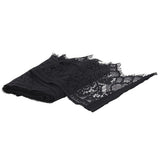 Maxbell 4x3 Yard 19cm Wide Black Eyelash Lace Trim DIY Sewing Applique