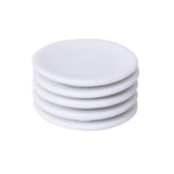 Maxbell 4x5 pcs 1/12 Dollhouse Miniature White Porcelain Dish Plate
