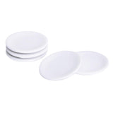 Maxbell 4x5 pcs 1/12 Dollhouse Miniature White Porcelain Dish Plate