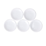 Maxbell 4x5 pcs 1/12 Dollhouse Miniature White Porcelain Dish Plate