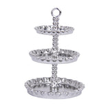 Maxbell 1/12 Dollhouse Miniature 3-layer Metal Dessert Snack Rack Stand