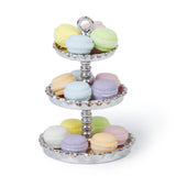 Maxbell 1/12 Dollhouse Miniature 3-layer Metal Dessert Snack Rack Stand