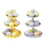 Maxbell 1/12 Dollhouse Miniature 3-layer Metal Dessert Snack Rack Stand