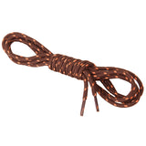 Maxbell Maxbell 1 Pair 47 inch Round Shoe Laces Shoelaces Hiking Sports Sneakers Boots Strings Brown Dots Coffee