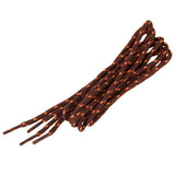 Maxbell Maxbell 1 Pair 47 inch Round Shoe Laces Shoelaces Hiking Sports Sneakers Boots Strings Brown Dots Coffee