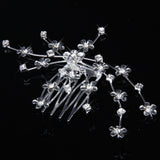 Maxbell Bridal Wedding Prom Crystal Rhinestone Necklace & Earring + Hair Comb Tiara Set