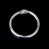 Maxbell 20 Split Hinged Rings Snap Looseleaf Binder Key Ring Scrapbook Crafts 25mm 15mm