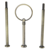 Maxbell 5x VICTORIAN VINTAGE 3 Tier Ring Round Cake Cupcake Plate Stand Handle/Fittings