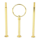 Maxbell 5x VICTORIAN VINTAGE 3 Tier Ring Round Cake Cupcake Plate Stand Handle/Fittings