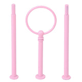 Maxbell 5x VICTORIAN VINTAGE 3 Tier Ring Round Cake Cupcake Plate Stand Handle/Fittings