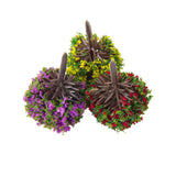 Maxbell 60 Mixed Flower Ball Trees Model Train Garden Diorama Spring Scene 1:100 HO TT