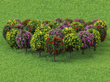 Maxbell 50± Pine Tree Scene Layout N Z+100 Fir Tree+25  1:150-200+30 Trees HO