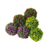 Maxbell 60 Mixed Flower Ball Trees Model Train Garden Diorama Spring Scene 1:100 HO TT