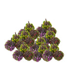 Maxbell 8x30pcs Mixed 3 colors Flower Model Train Trees Ball Shaped Scenery 1/100
