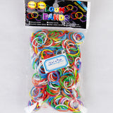 Maxbell Pack of 600 Mixed Colorful Rubber Bands w/ 24 Clips for DIY Loom Bracelet