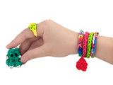 Maxbell Pack of 600 Mixed Colorful Rubber Bands w/ 24 Clips for DIY Loom Bracelet