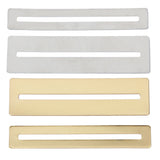 Maxbell 2Pcs Silver Guitar Fret fingerboard Protector & Steel String Action Ruler Gauge