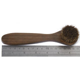 Maxbell 4xWooden Long Handle Brushes Bristle Horse Hair Shoe Boot Polish Applicator Polish Dauber