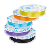 Maxbell 10 Stretchy Crystal Beading Bracelet String0.6mm +10 Waxed Cotton Cord 1mm