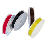 Maxbell 10 Stretchy Crystal Beading Bracelet String0.6mm +10 Waxed Cotton Cord 1mm