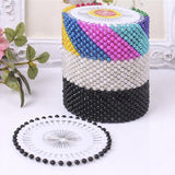 Maxbell 480 Black Faux Pearl Head Dressmaking Wedding Decorating Sewing Pins Craft - Aladdin Shoppers