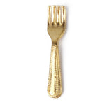 Maxbell 2 Sets 24 Stainless Steel Dollhouse Miniature Dining Tableware Fork Spoon Set