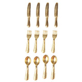 Maxbell Dolls House Miniature Kitchen Accessory Bottle Pot Jar Tableware Fork Set De