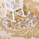 Maxbell 1/12 Dollhouse Miniature Wooden Rocking Chair Model Furniture - White