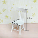 Maxbell Set of Dining Table Chair Set&Kitchen Set 1:12 Dollhouse Miniature Furniture