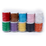 Maxbell 10 Stretchy Crystal Beading Bracelet String0.6mm +10 Waxed Cotton Cord 1mm