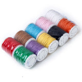 Maxbell 10 Stretchy Crystal Beading Bracelet String0.6mm +10 Waxed Cotton Cord 1mm