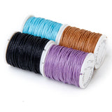 Maxbell 10 Stretchy Crystal Beading Bracelet String0.6mm +10 Waxed Cotton Cord 1mm