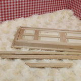Maxbell 1/12 Dollhouse Miniature 6-Panel Interior Wooden Door DIY Accessory